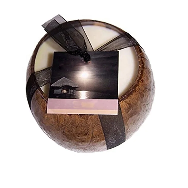 Кокосовая свеча воска традиционный завод во Вьетнаме прочный аромат свечи