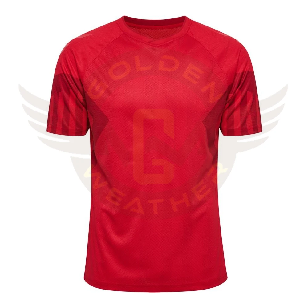 Best Quality Fabric Super flexible Comfortable Soccer Shirts 100% pure Polyester Fabric Neat & Clean Stitching 3D Sublimated