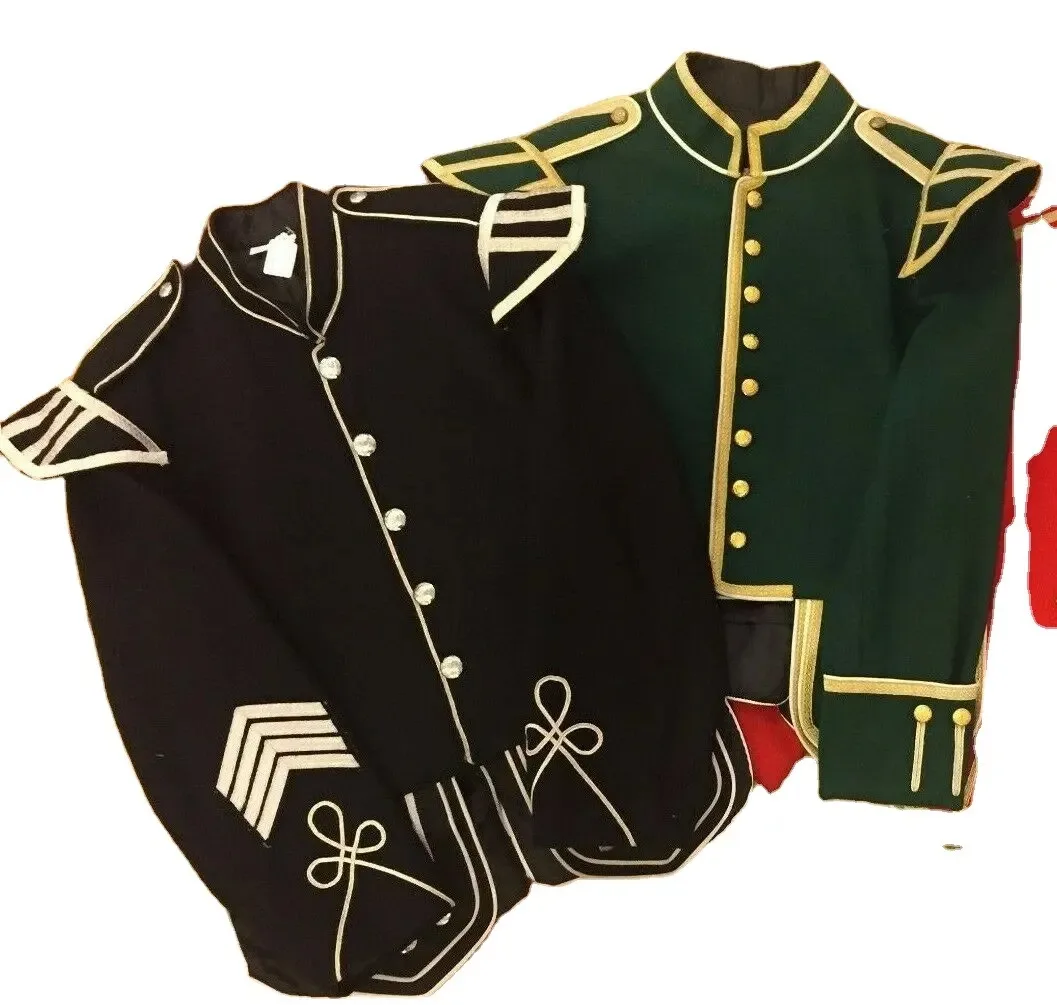 Regal Red Doublet With Golden Embroidery and Classic Design for Historical Reenactments and Festivals