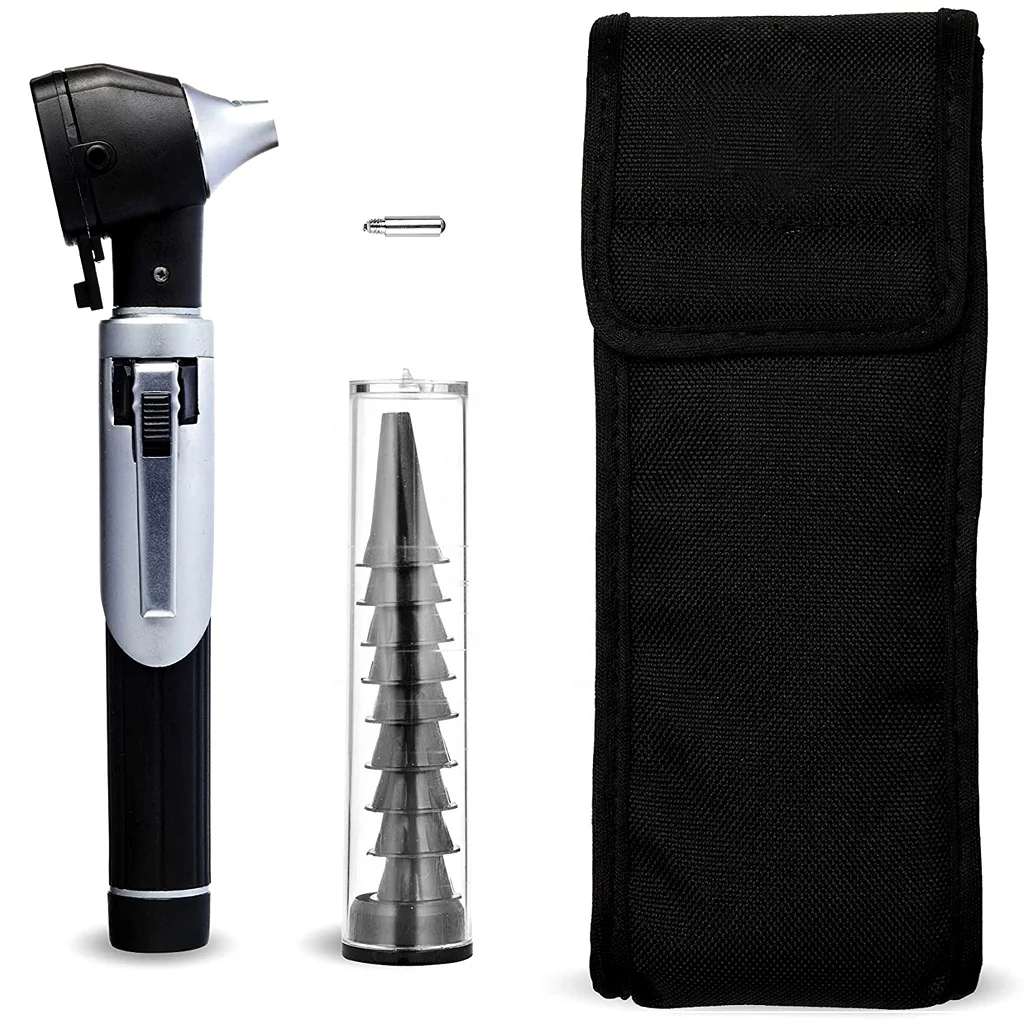 New Arrival Fiber Optic Otoscope Set High Quality Digital Ophthalmoscope Operating Mini Otoscope Diagnostic Ear Scope With Light