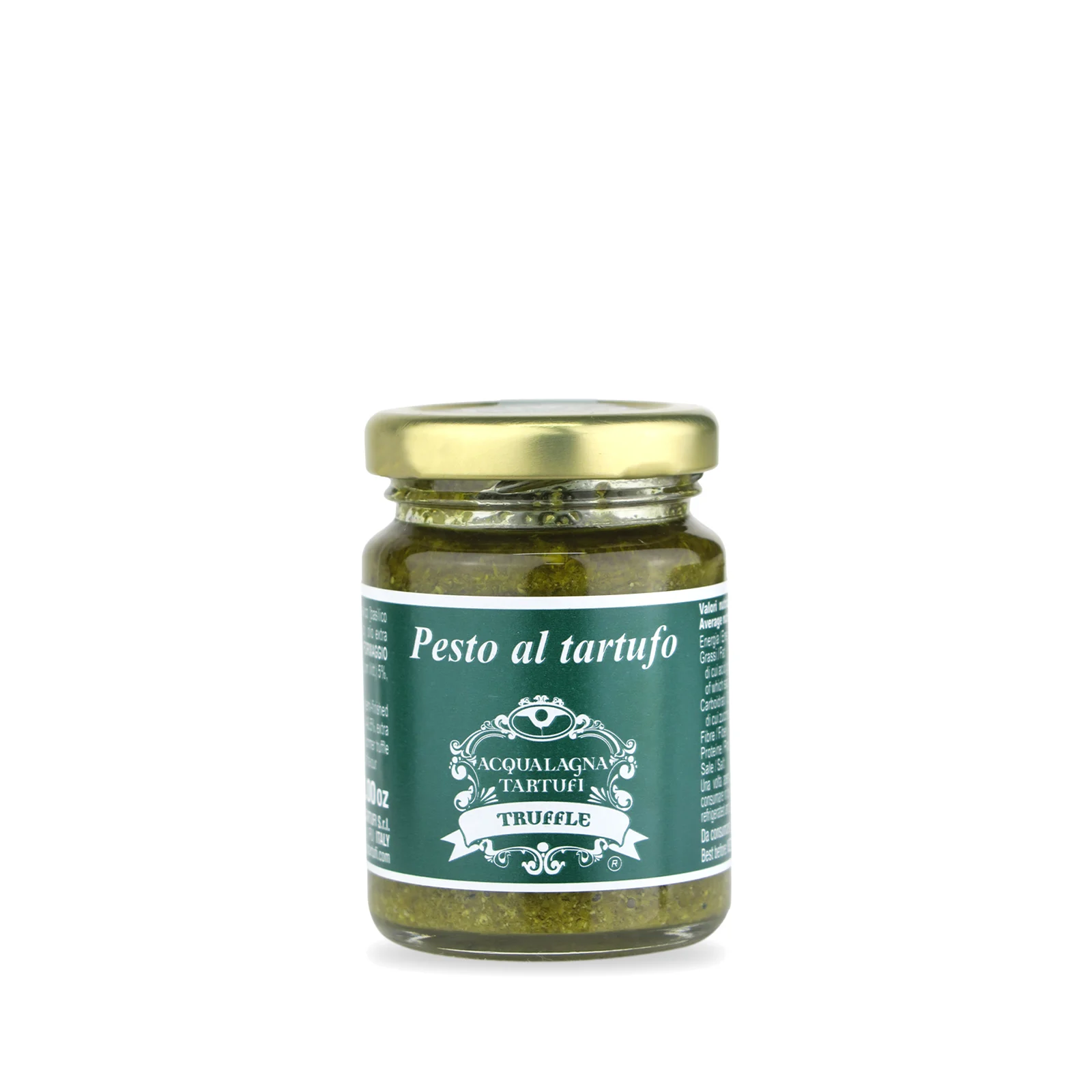 New Product 2021 Italian Genoese Green Pesto with Black Summer Truffle 85 g