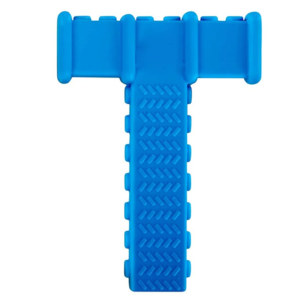 BPA FREE Washable safe Autism Teething Toys T shape Silicon Sensory Chewing Teething toy for Boys and Girls