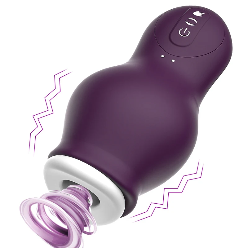 New Desgin Automatic Male Masturbator Cup Glans Massager Stroker Vagina Dildo Delay Lasting Trainer Sex Toy for Men s Fo