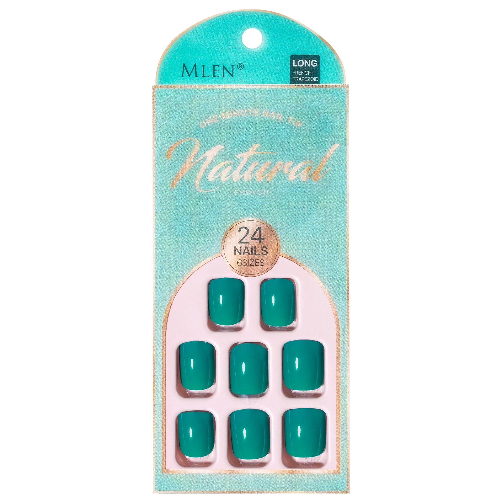 hot sell  Short Length Nail Tips Fashion French Designed Artificial Full Cover False Nails