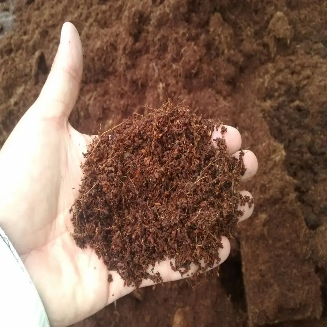 Block Direct Factory Cocopeat Coco Dust 100% Organic Coconut Product Cocopeat for sale