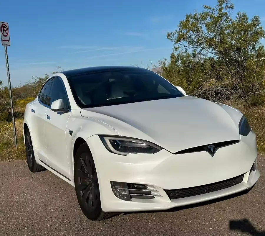 Подержанная американская 2018 Teslaa модель S 75D без резерва с двумя двигателями AWD премиум-класса улучшенный автопилот принадлежащий Arizona