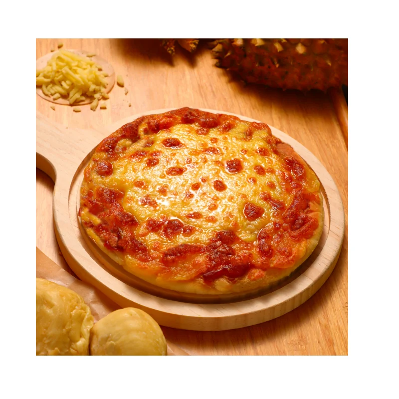Ready to Eat Food Instant Cheese Fusion Unique Flavorful Delicious Price Reasonable Export Quality Musang King Durian Pizza
