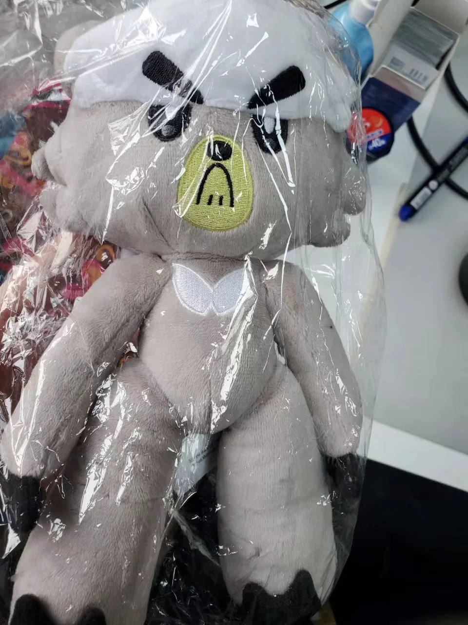 custom fashion fur Doll home slippers slides fluffy slippers,kubfu plush slipper