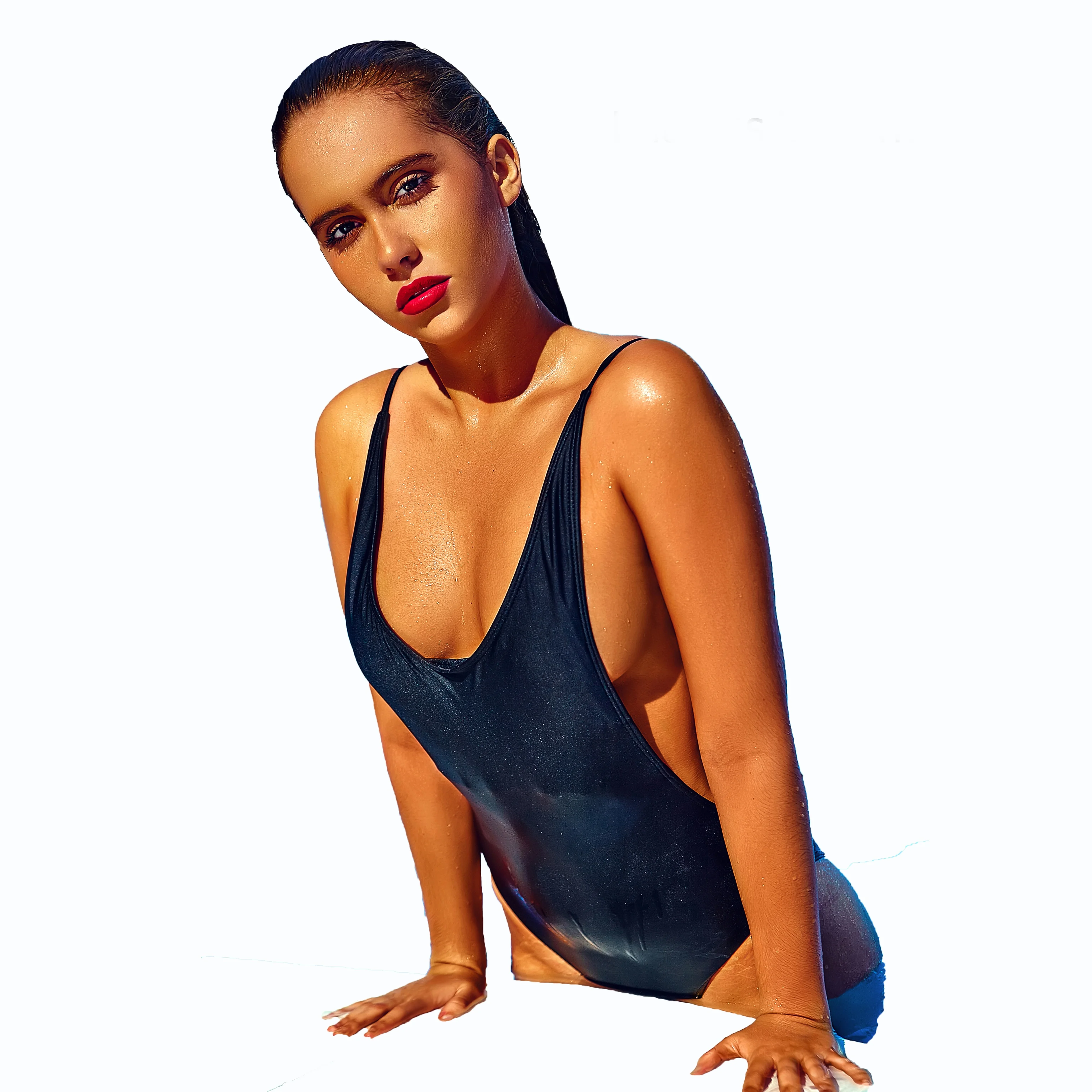 2022 New Arrivals Teenagers Swimwear Absorbent Women Beachwear Yong Girls Period One Piece Swimsuit halter bikini