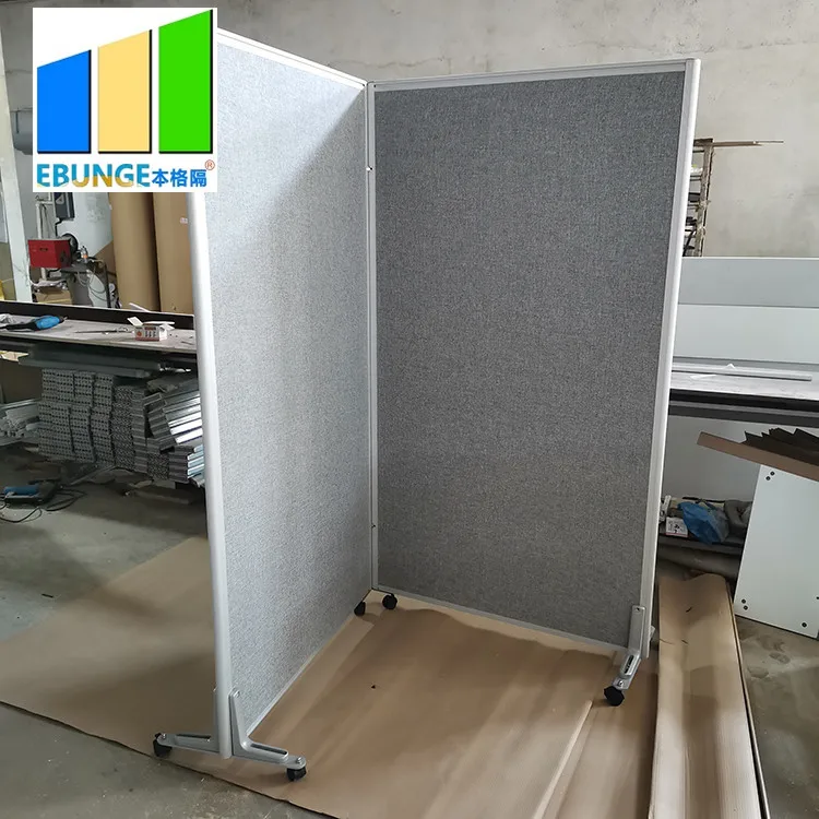 EBUNGE Mobile Foldable Room Space Divider Temporary Wall Partitions for Hotel Banquet Hall