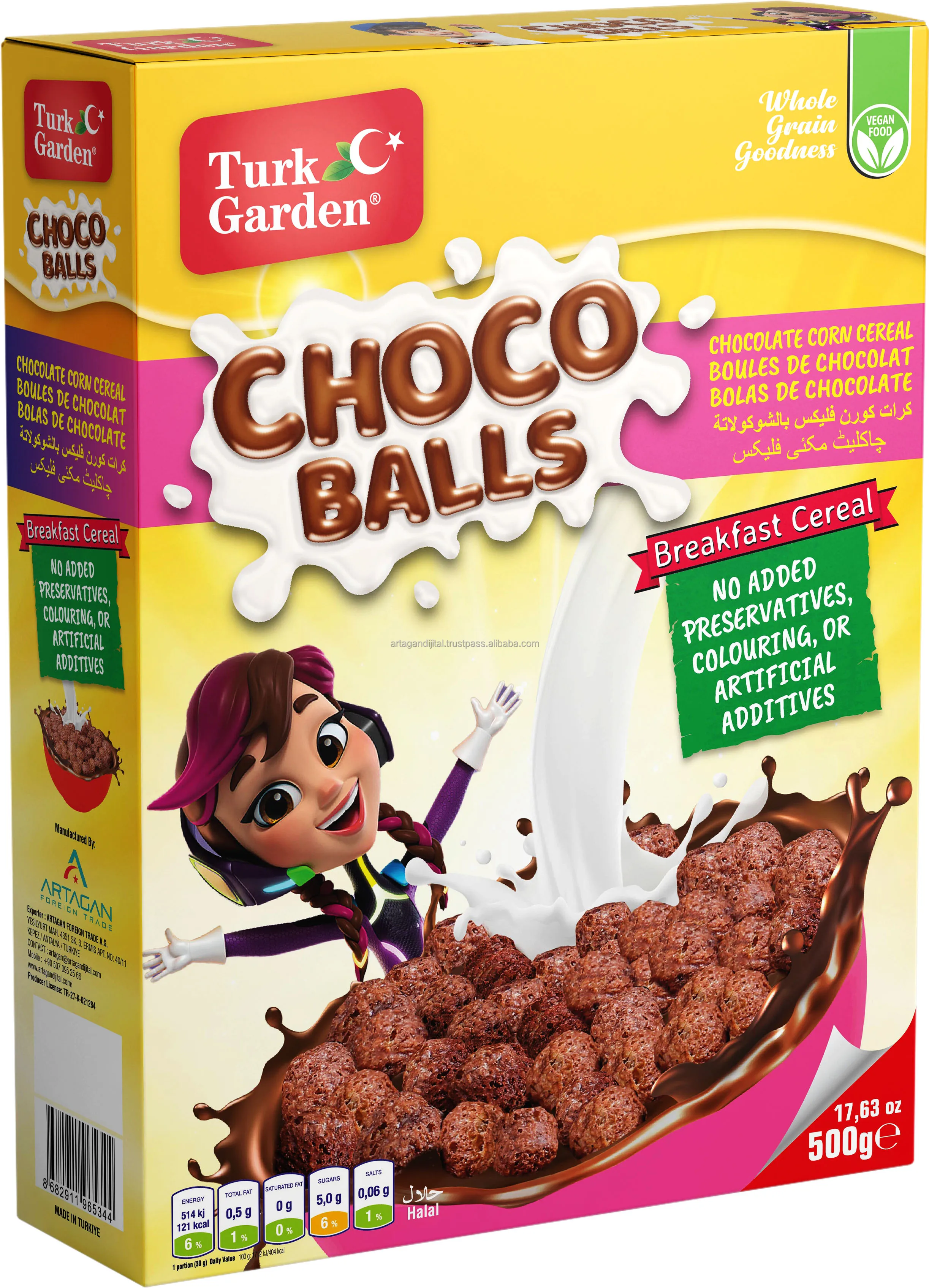 High Quality Breakfast Cereals Choco Balls