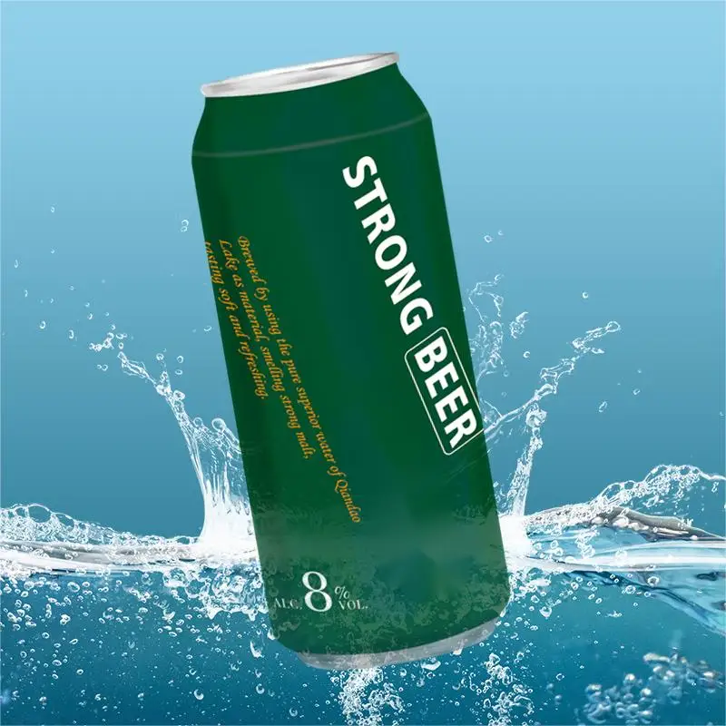 OEM 8% Strong lager beer 500ML Private label alcoholic beverages filling