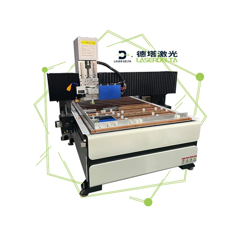 Fiber Laser Marking And Sandblasting Machine for Mirror Glass Bathroom LED mirror sandblasting Laser Marking Machine
