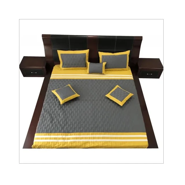 Привлекательные синие простыни с принтом Королевского дизайна 100% органический хлопок сертификат индивидуальная прямая продажа набор постельного белья