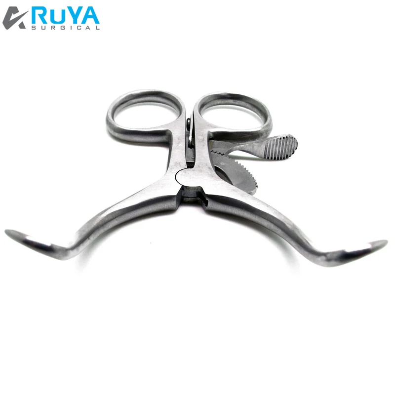 Surgical Orthopedic Plastic Surgery Instruments GELPI Perineal Self Retaining Retractors 1x1 Sharp Prongs 18 Cm CE ISO