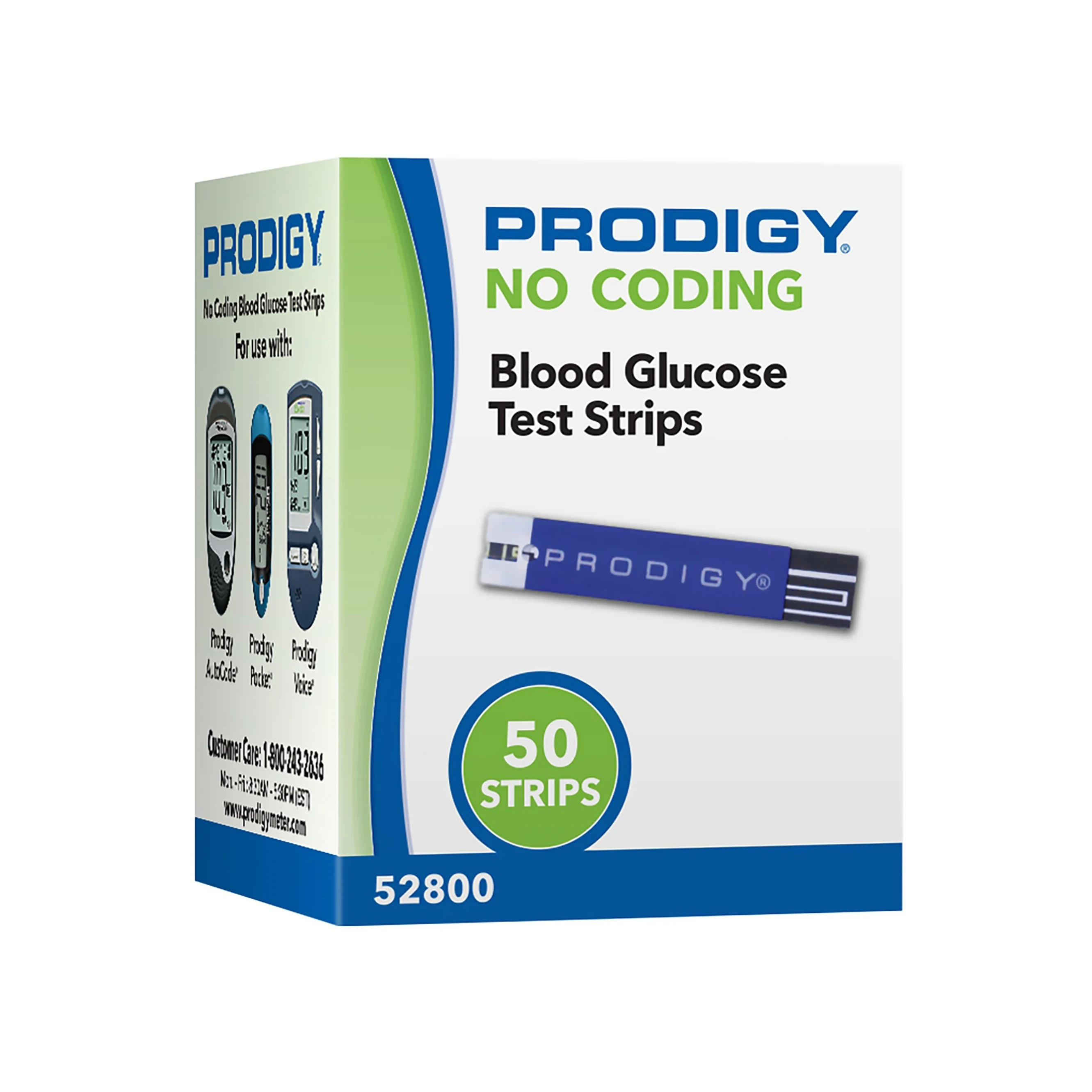 Prodigy test strip Blue Blood Glucose Test Strip (50 count)