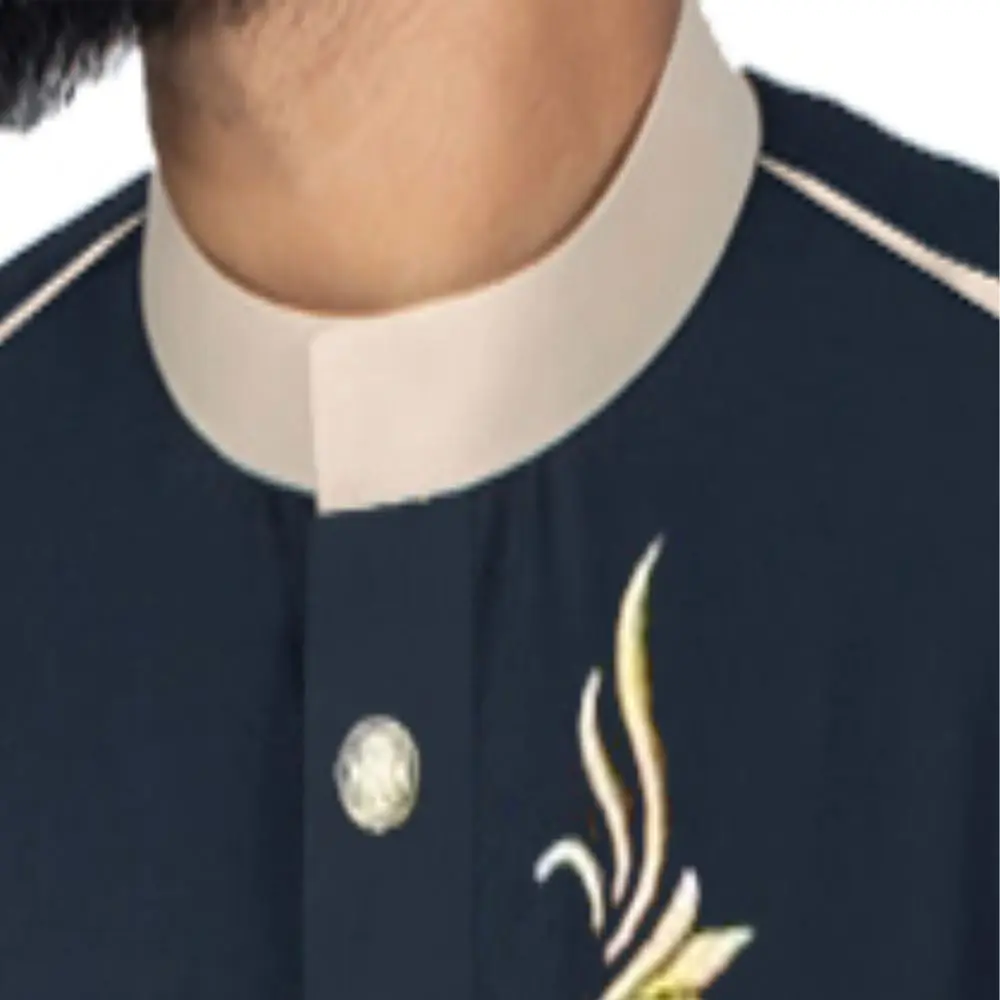 OEM High Quality Islamic Muslim 2023 Thobes Jubbah For Men Wholesale Embroidered Robes Qatar Style Caftan Kaftan qamis