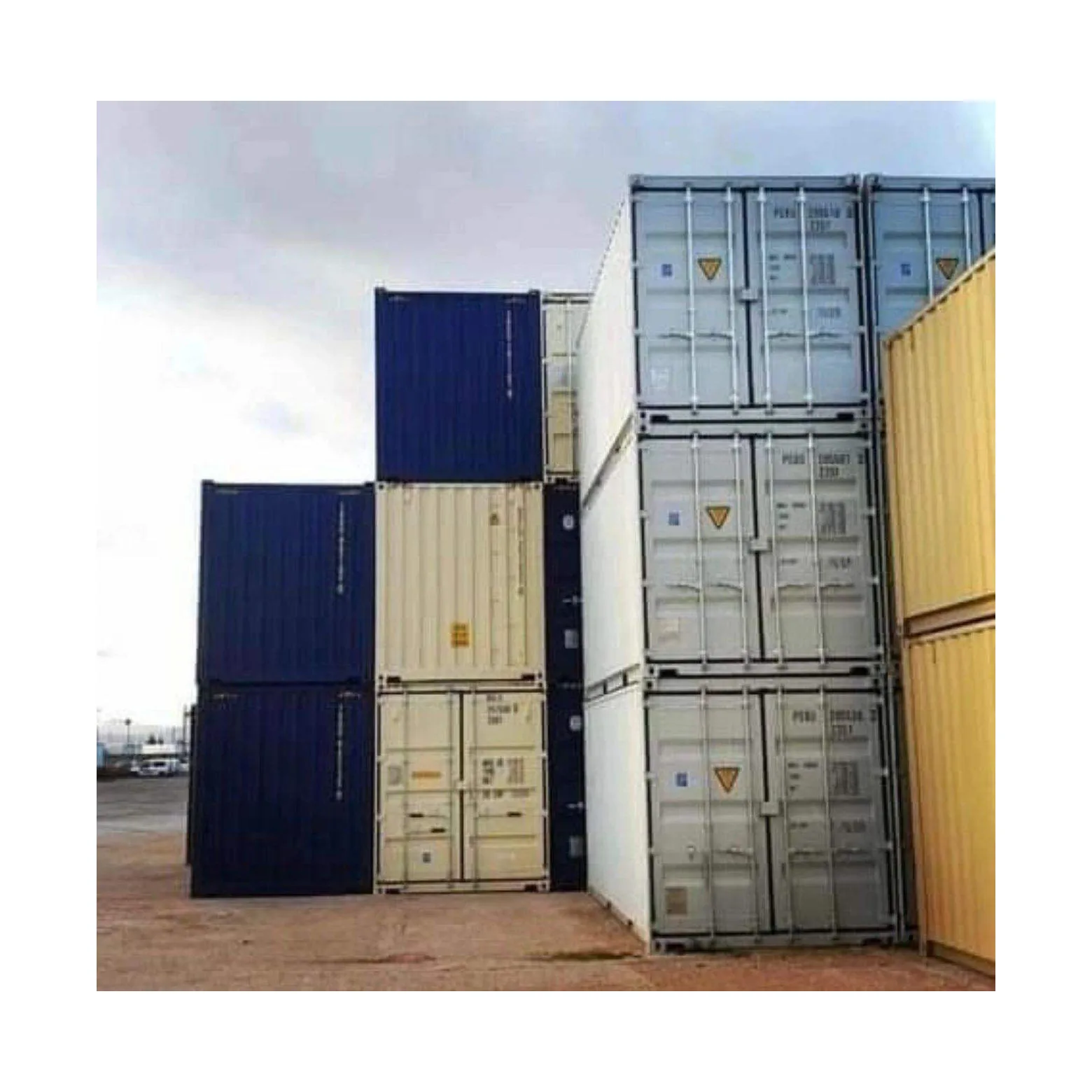 Used or Second Hand 80% new 40 foot high cube metal shipping container for sale