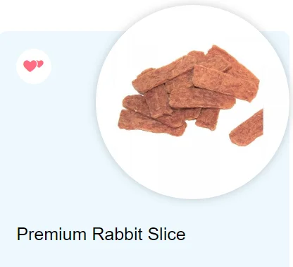 Dog treats Rabbit slice Dogs, Made with rabbit,  High Protein