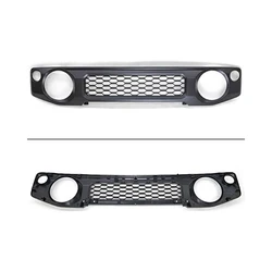 jimny Accessories Front Bumper Matte Black Front Grille For 2018-Later suzuki jimny JB64/74