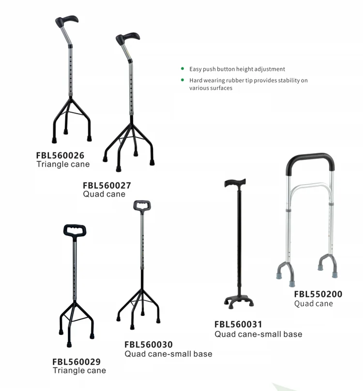 Adjustable Aluminum Walking Stick Collapsible Folding Cane Non-slip Rubber Trekking Pole