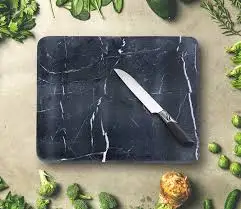 Cheap-rate Marble Chopping Board with Natural Stone Texture Ideal for Kitchen Prep and Serving