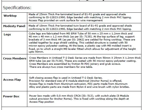 Godrej  UNITIZED T20 TABLE