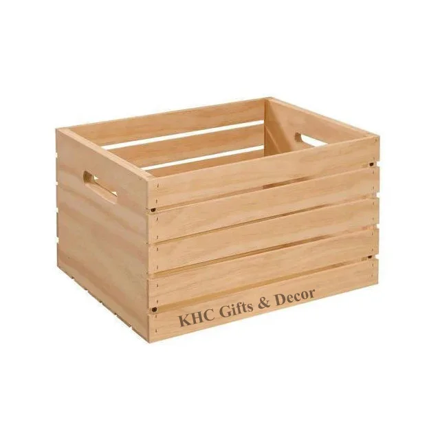 Efficient Storage and Transportation Solution High Quality Pine Wood Pallet Box