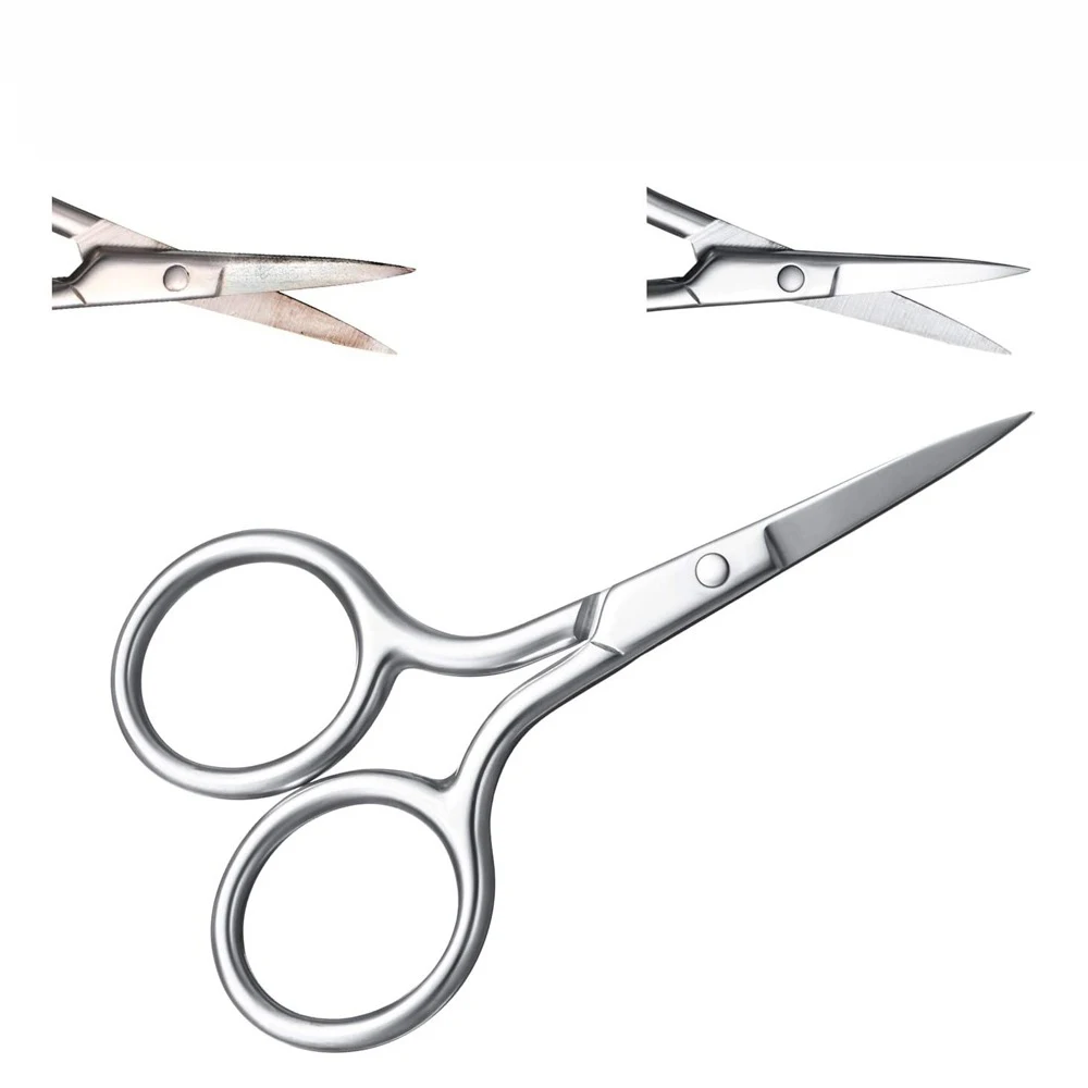 Straight Tip Scissors For Nail Care Personalized Best Quality Stainless Steel Small Scissors For Nail