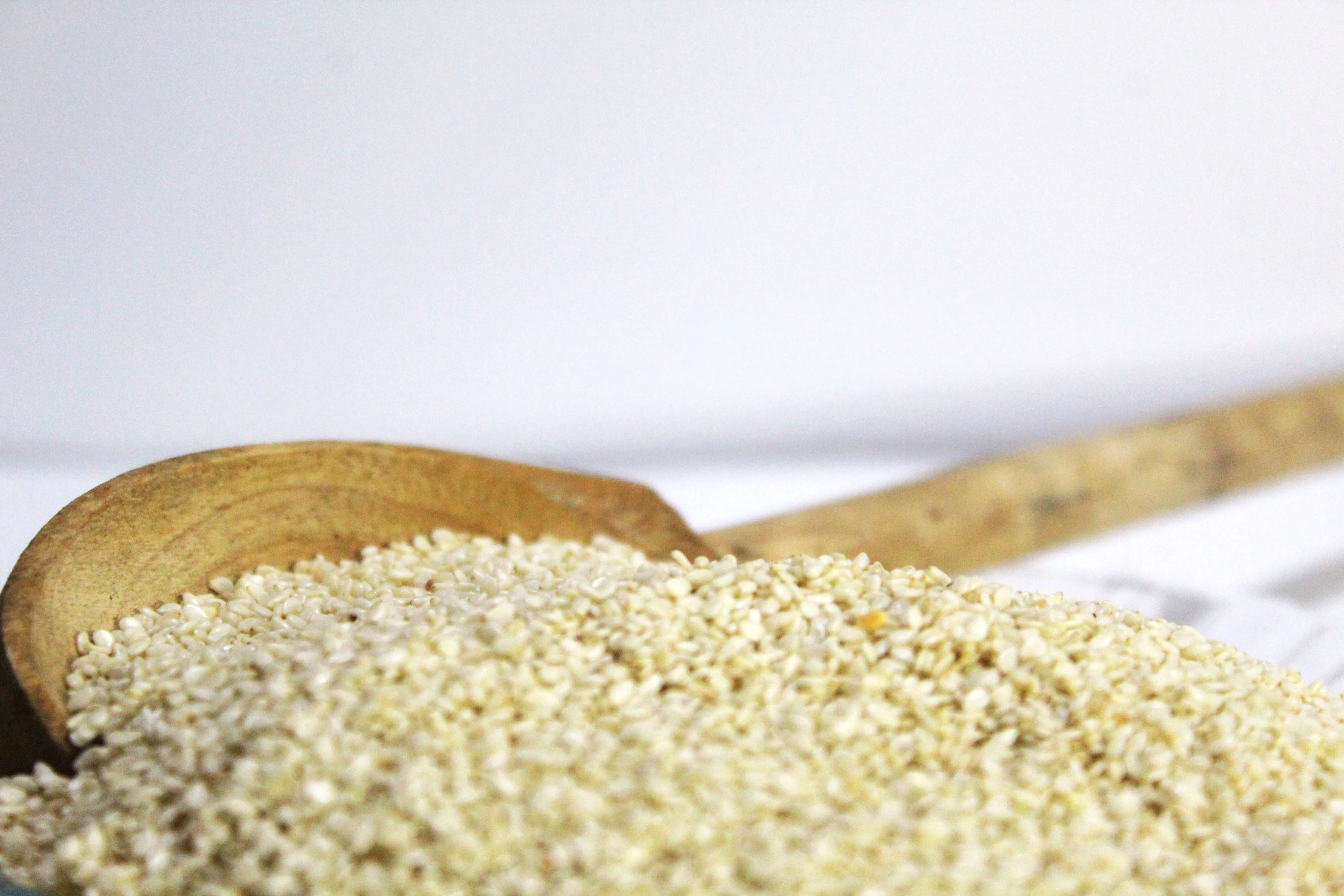 Natural Good Taste White Sesame Seeds Roasted High Content Of Vegetable Fiber Wholesale by Foodies (PVT.) Limited