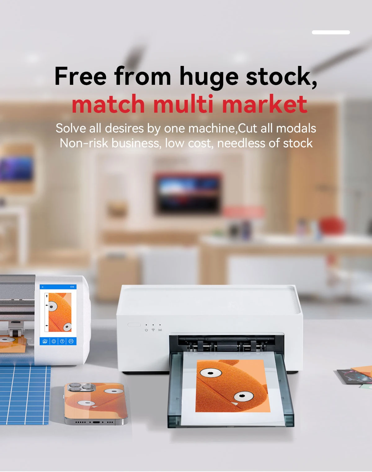 Skycut DHP511 On Site Customization Mobile Skin Phone Cover Printer for Screen Protector Film Cutting Machine