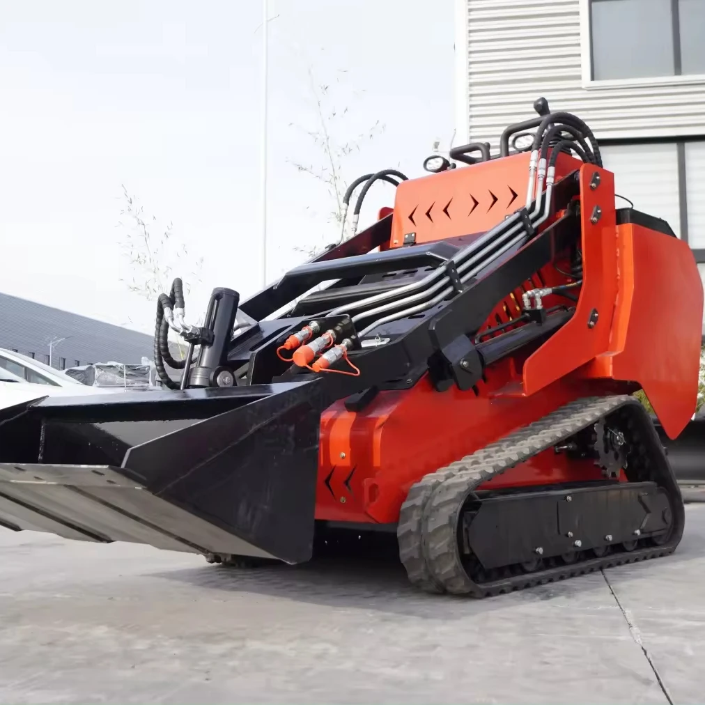 Hightop HT530 Japanese Engine USA Engine Mini Skid Steer Loader320 360 380 380T 530  Model Skid Steer Loader With Track