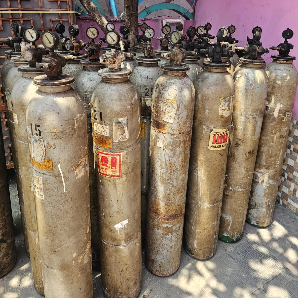 Halon 1301 Fire Suppression System Recovered From Ship