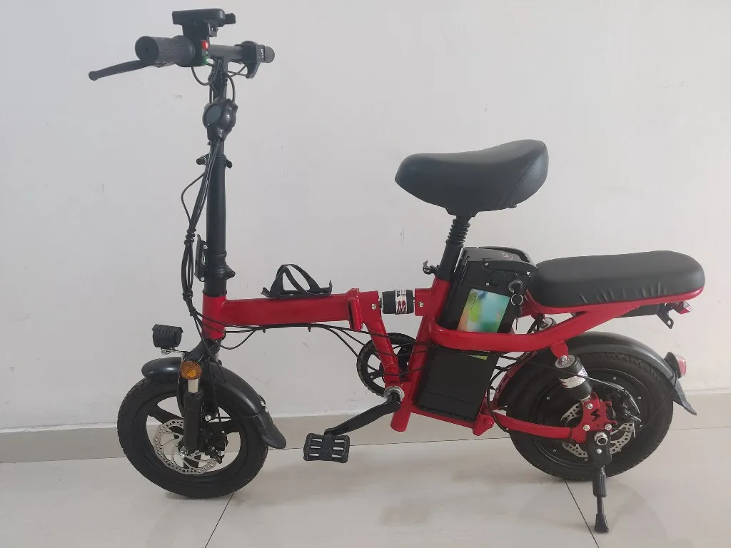 Fast Charging Lightweight Folding Folding Electric Bike 500W 48V Portable Aluminium Frame Factory Price Folding Electric Bike