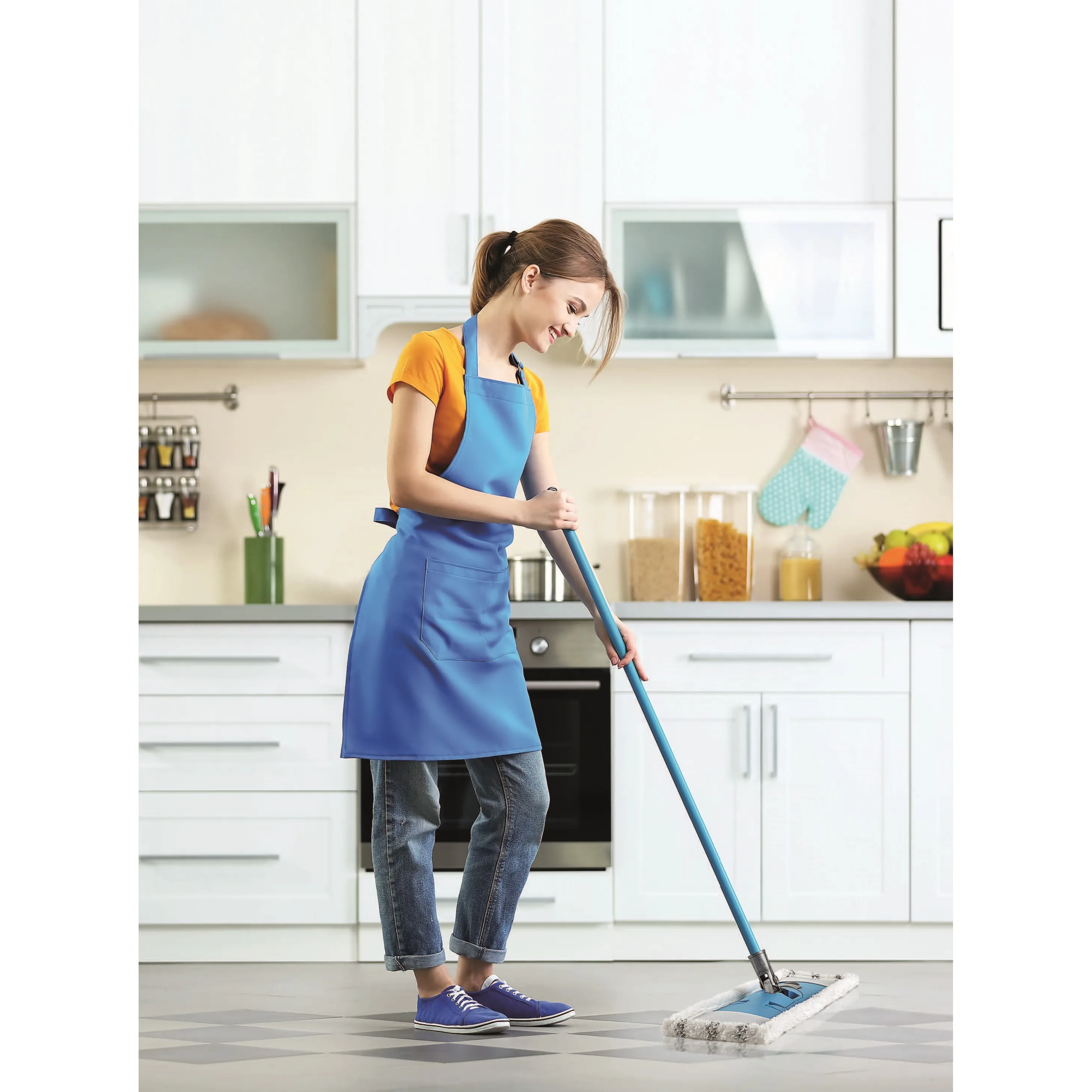 Microfiber Floor Cleaning System Spare Mop Parts Household Cleaning Tools Mop and Bucket Sets