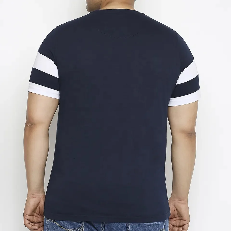 OEM Custom Logo Spandex Cotton Heavyweight 180 Grams Oversize Round Neck Short Sleeve Men T Shirt For Men Custom Panel Color