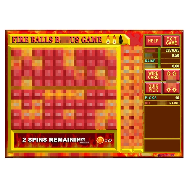 Fire ball fireball keno arcade machine video game coin operated games fire link wms550 pog game board game machine