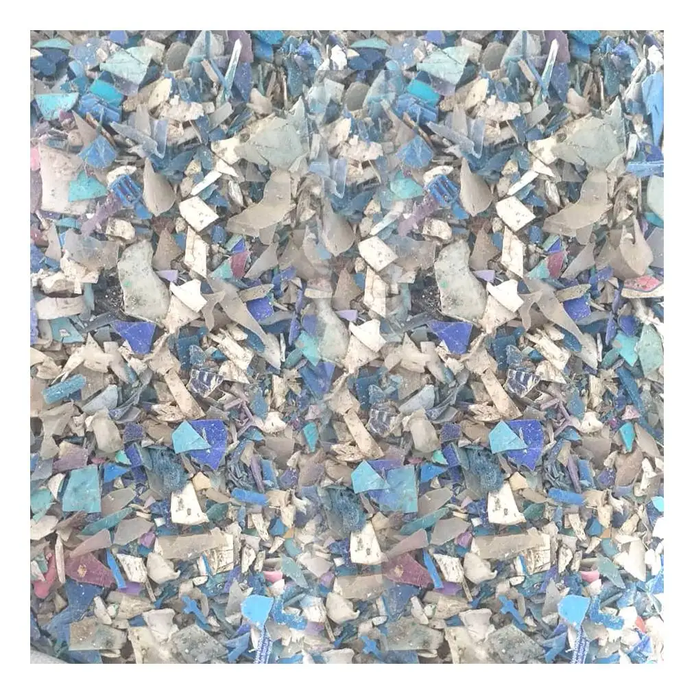 Most Recommended High Quality Recycled Regrind Reprocessed High Density Polyethylene HDPE Mix Color Flake Malaysia Top Exporter