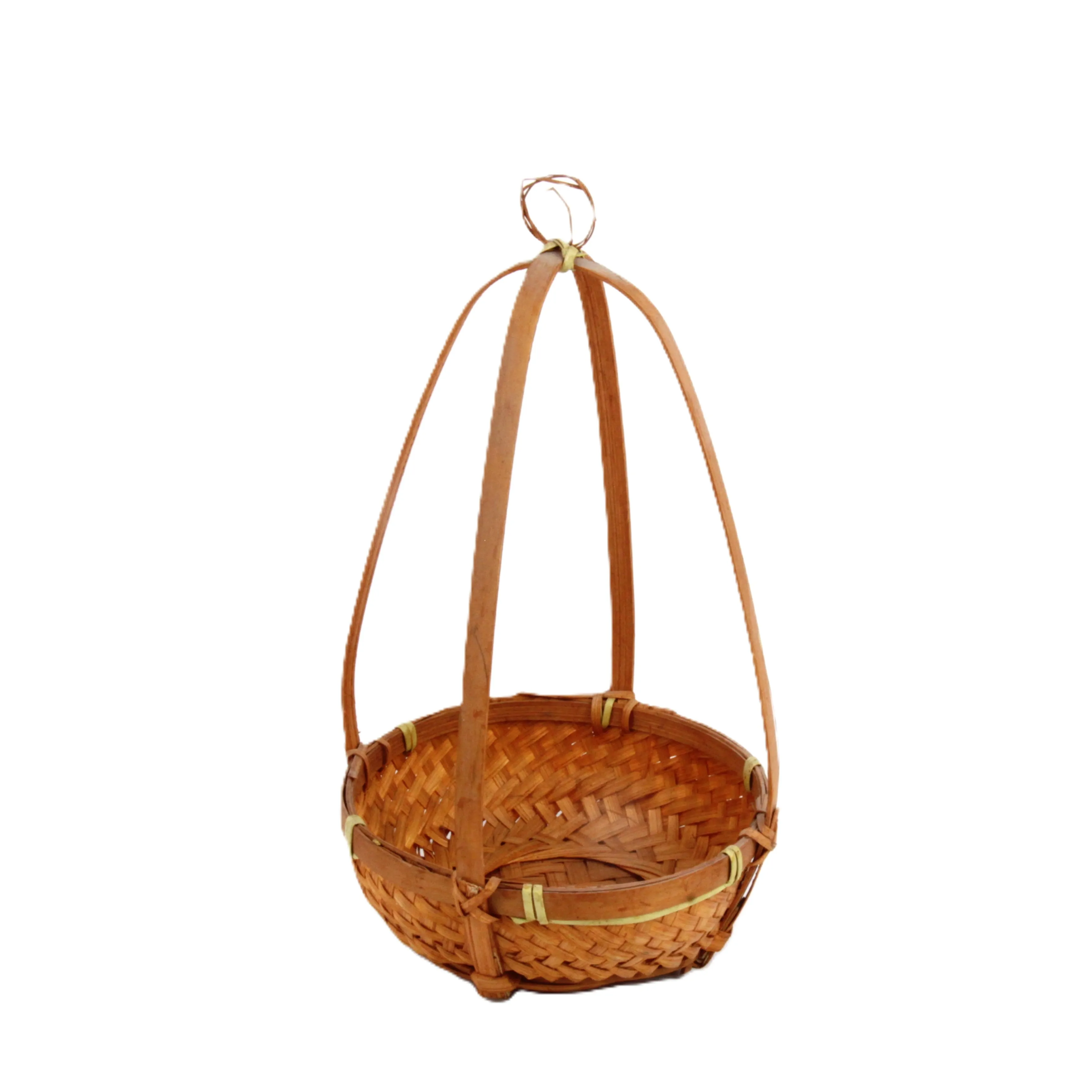 Высококачественный вьетнамский производитель натуральный лоток для хранения корзина хлеба ручной работы фруктов бамбуковая кухни и посуды