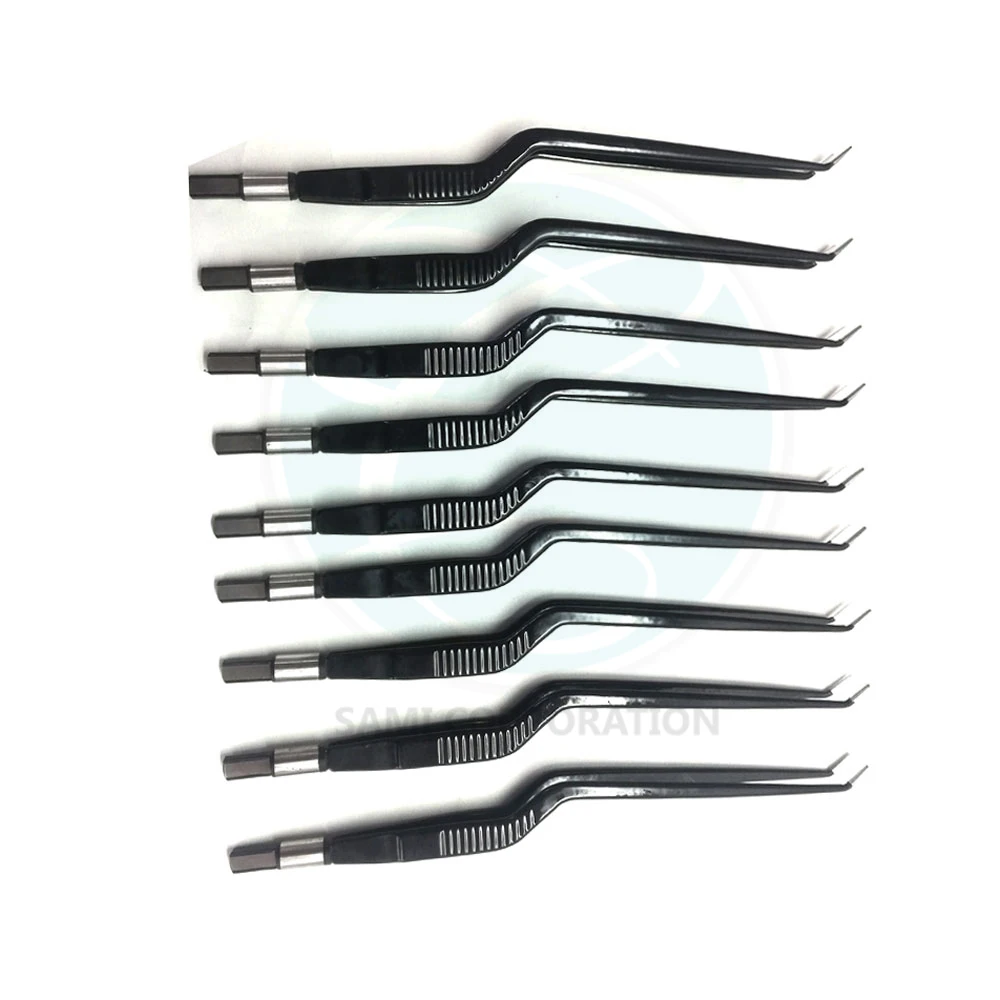 Electro Surgical Bipolar Forceps Insulated High Quality Reusable Bipolar Electro Coagulation Forceps By Sami corporation
