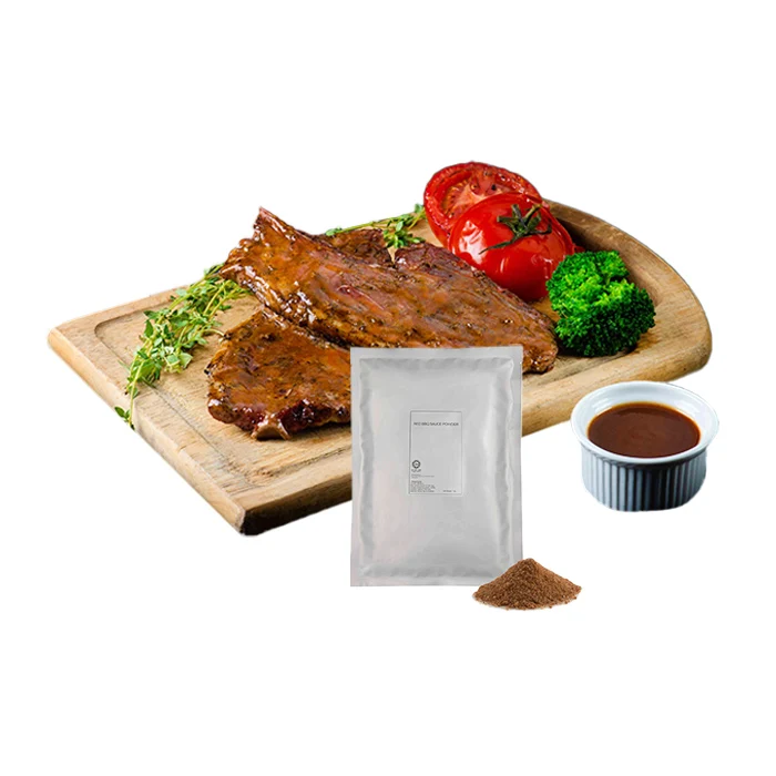Wholesale Red BBQ Smoked Sauce Premix Powder Seasoning Sauce Barbeque Dipping Sauce Condiment Bulk Sale