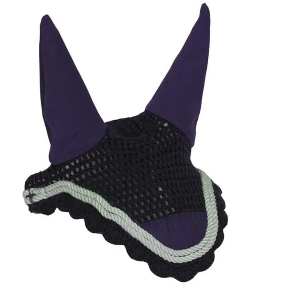 Best Selling  High Quality Equestrian Horse Riding Ear Net Fly Veil Skin-Friendly Perspiration Protection Ear Bonnet U