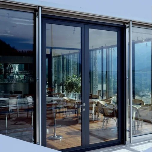 Aluminum door for high rising building with top selling 6063 T5 window and door Aluminum Bars VIETNAM