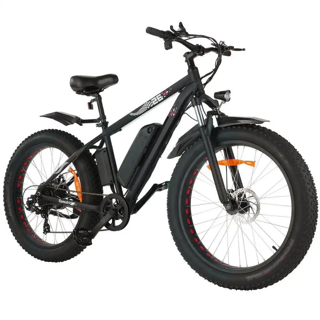 Cheap All Terrain Pedal Assist 48 Volt 1000 Watt Big 26 Inch Fat Tire Electric Mountain Bike