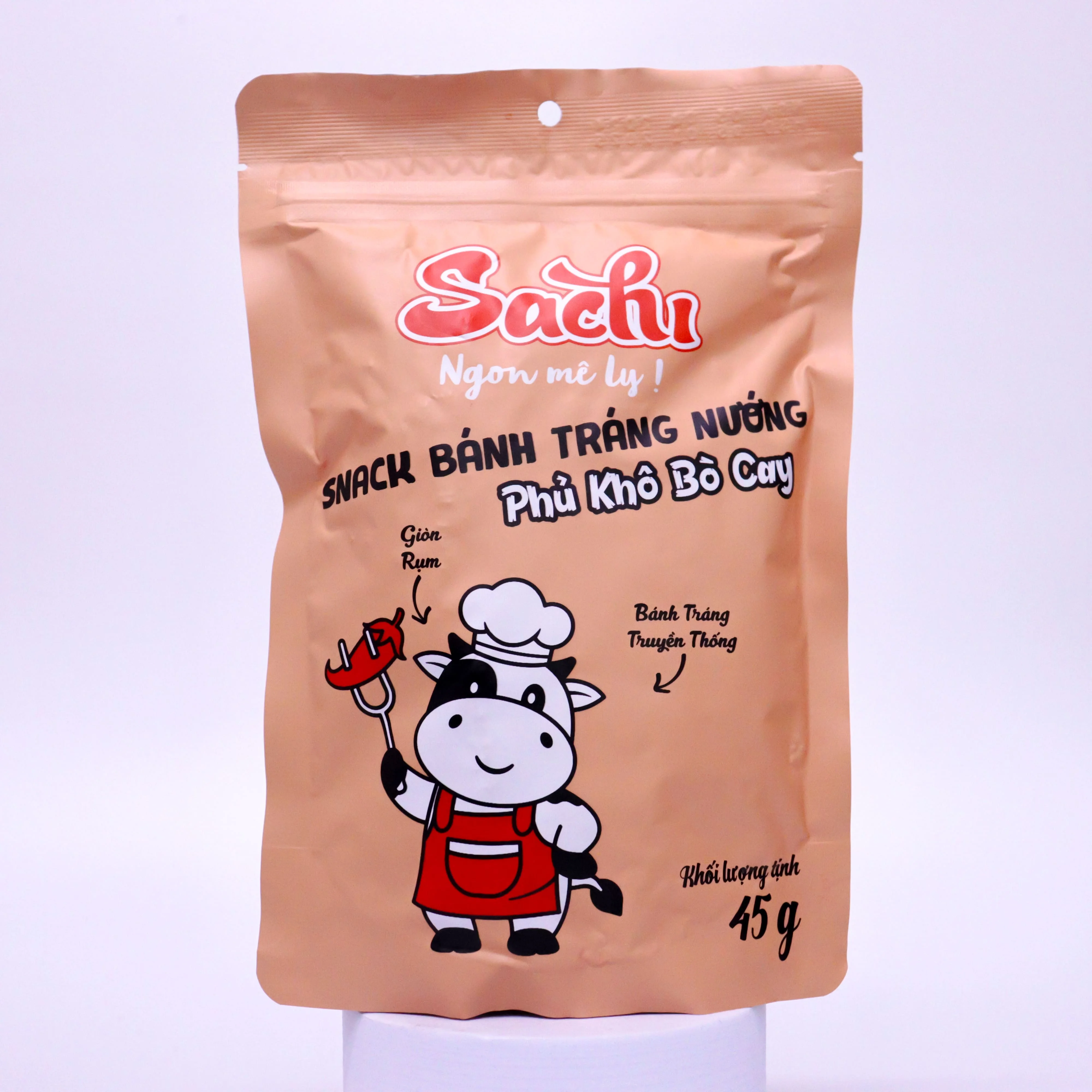 TOASTED TAPIOCA CRACKER WITH DRIED BEEF - Grilled Beef Snack  - SACHI The best wholesaler for Vietnamese Specialties