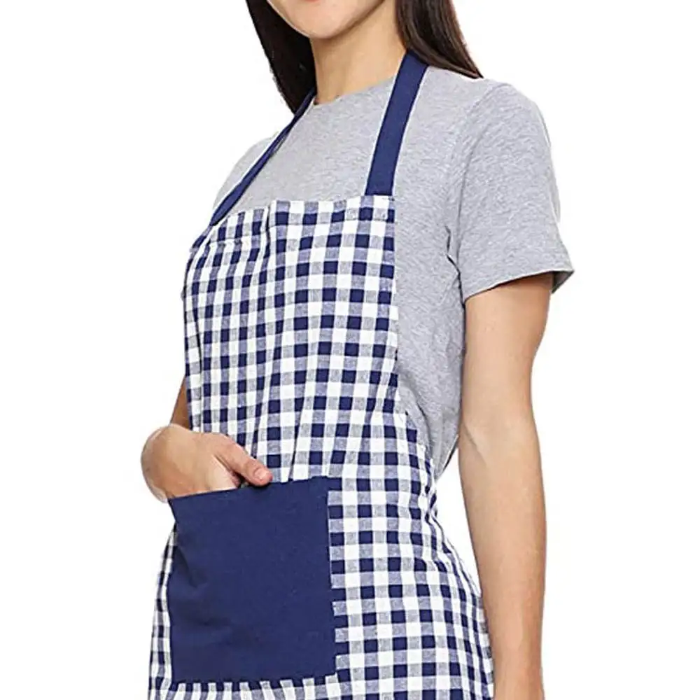 2024 Top Quality Custom Made Wholesale Polyester Aprons / Wholesale Comfortable To Wear All Sizes Kitchen Aprons