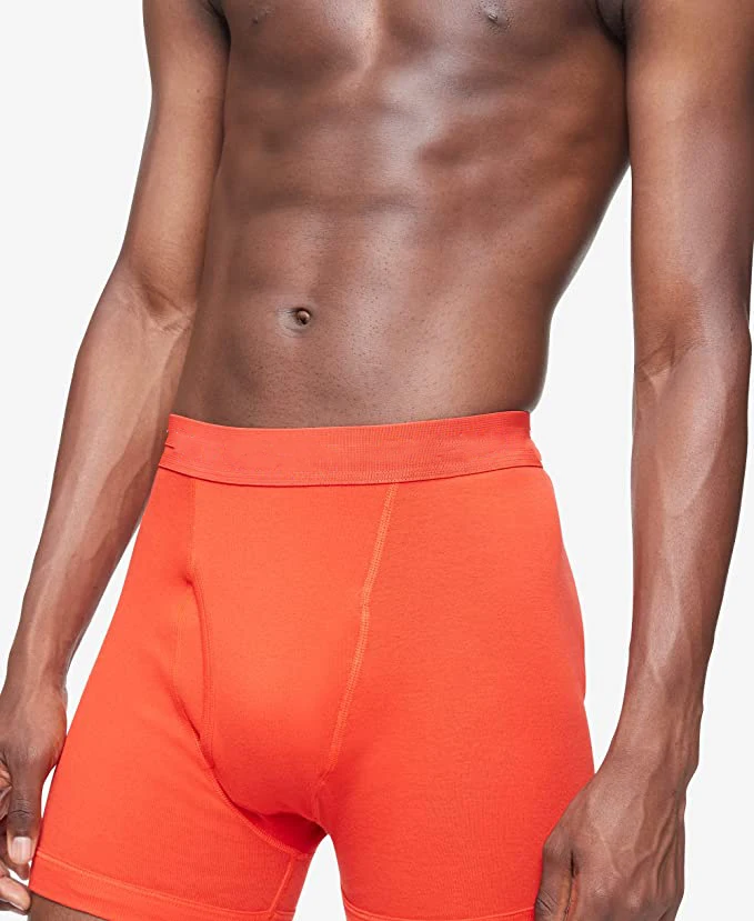 Mid-rise Solid Underwear Wholesale Custom Logo Trunks Soft Underpants Black Breathable Shorts Bamboo Boxer For Men