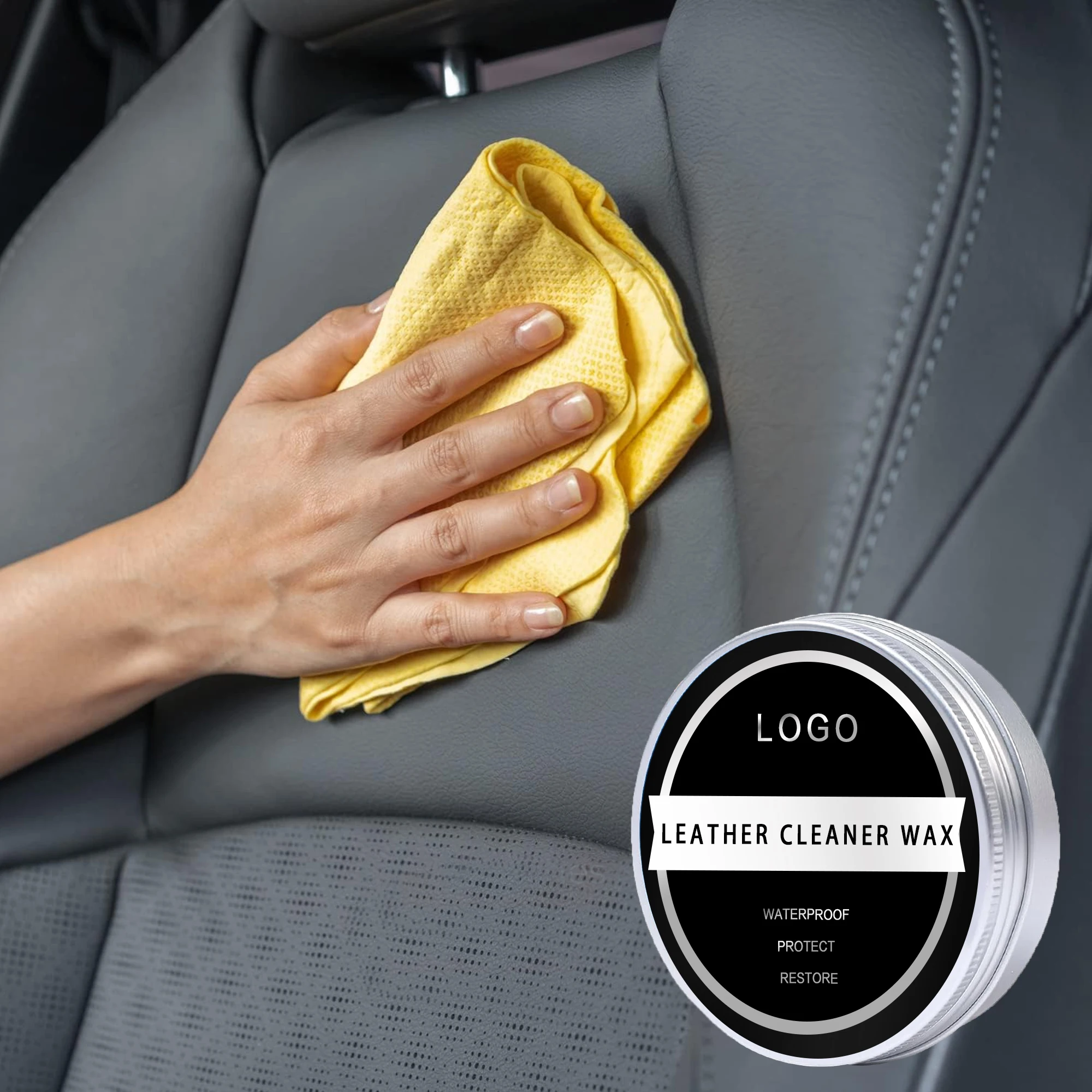 Factory OEM Beeswax and Honey Based Leather Conditioner Wax for Deep Cleaning in Auto Leather, Car Interior, and Leather Seats