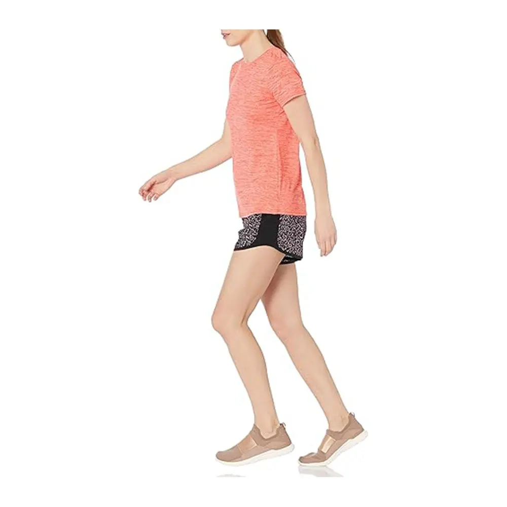 Factory Wholesale Eco-friendly Recycled Woman Custom Logo Blank Plain Heather T Shirt Football Jerseys Casual Recycled Polyester