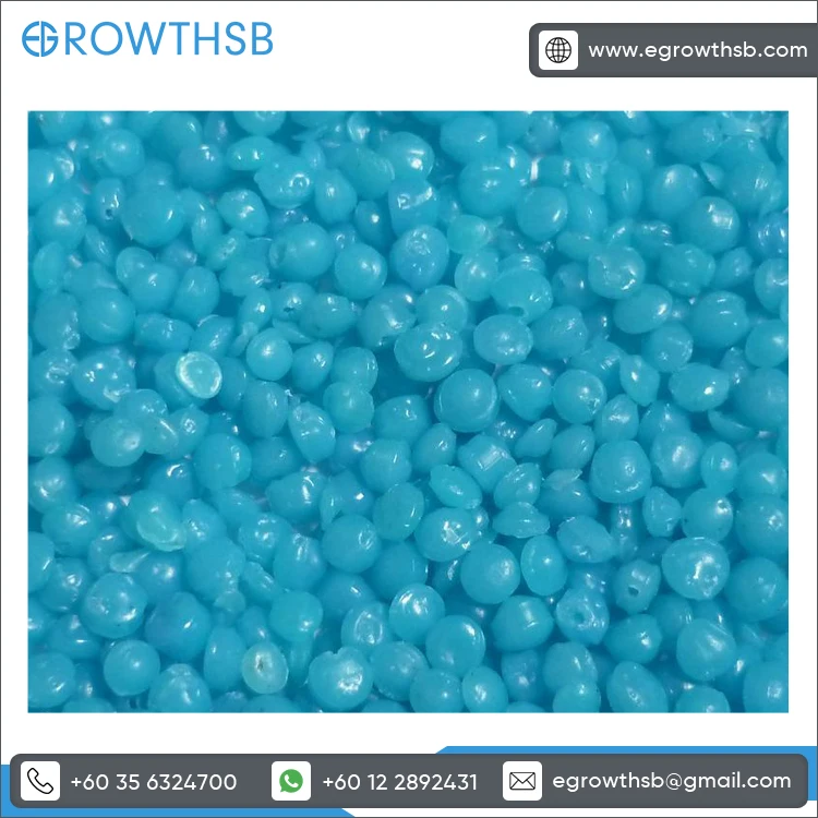 Hot Sale 2023 Top Quality  Polyethylene Recycle Plastic Raw Material PCR Post Consumer HDPE Pellet Green HDPE Granules